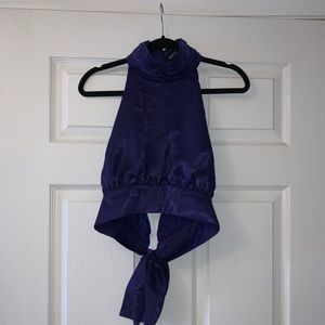 NWT nasty gal backless crop top